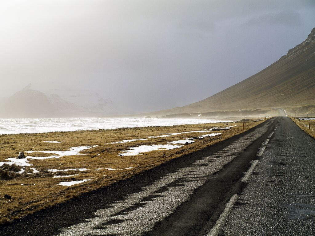 Tramo de la Ring Road de Islandia