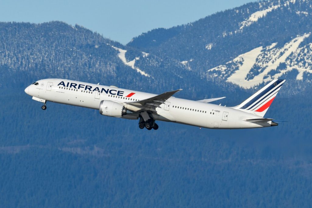 Avión de Air France en vuelo