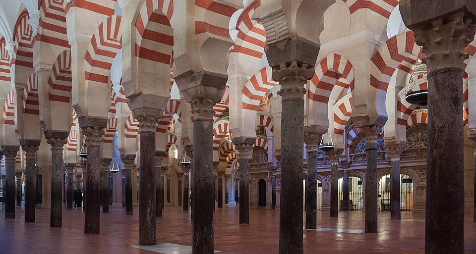 Arcos bicolores de la Mezquita-Catedral de Córdoba
