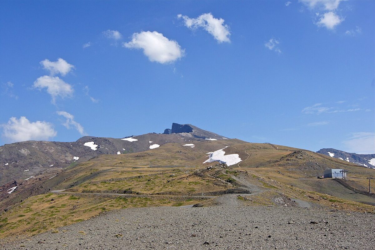 El pico Veleta, en Sierra Nevada